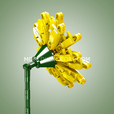 MK 24003 Barberton Daisy Flower Building Kit | 180 PCS