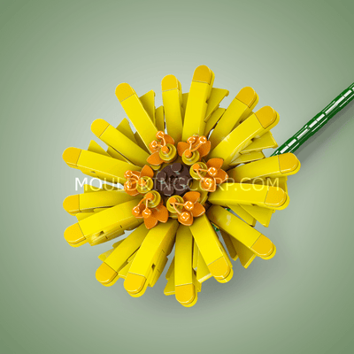 MK 24003 Barberton Daisy Flower Building Kit | 180 PCS
