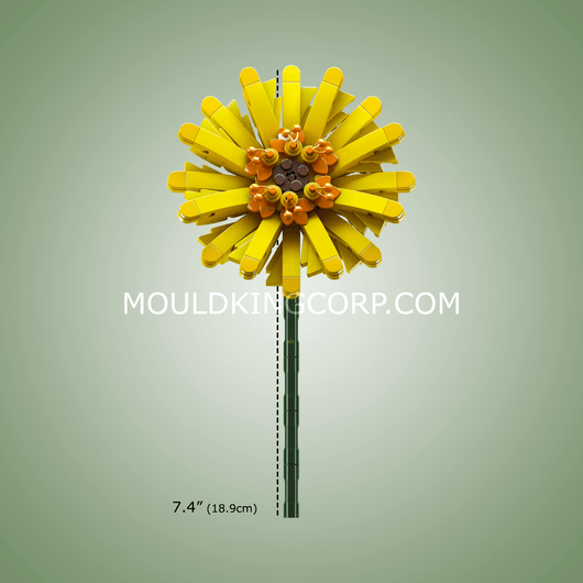 MK 24003 Barberton Daisy Flower Building Kit | 180 PCS