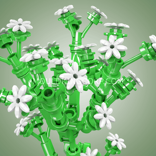 MK 24004 Babysbreath Flower Decor Building Set | 144 PCS