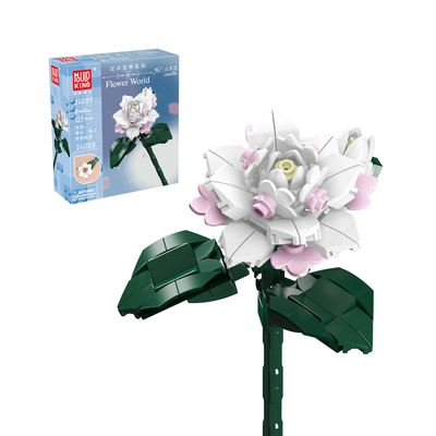 MK 24007 Camellia Flower Decor Building Set | 127 PCS