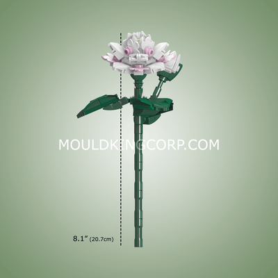 MK 24007 Camellia Flower Decor Building Set | 127 PCS