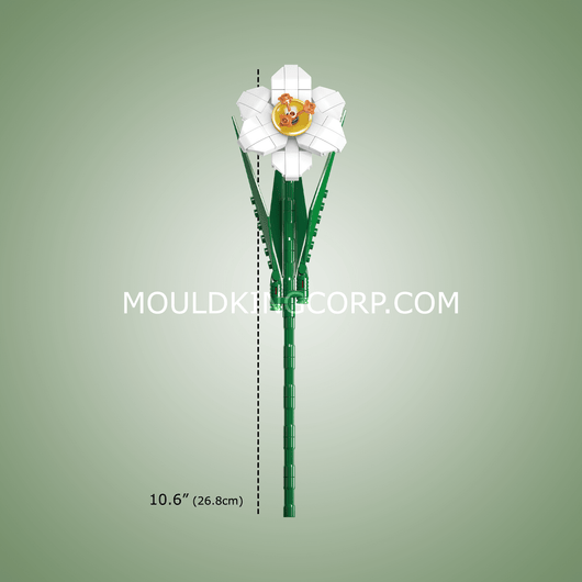 MK 24008 Narcissus Flower Artificial Building Kit | 122 PCS
