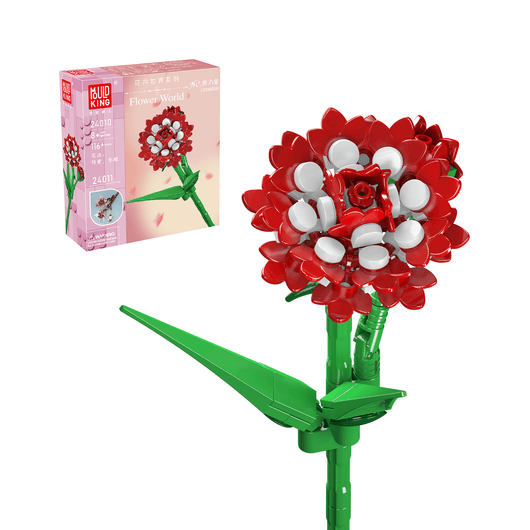 MK 24010 Carnation Flower Decor Building Set | 116 PCS
