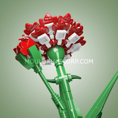MK 24010 Carnation Flower Decor Building Set | 116 PCS