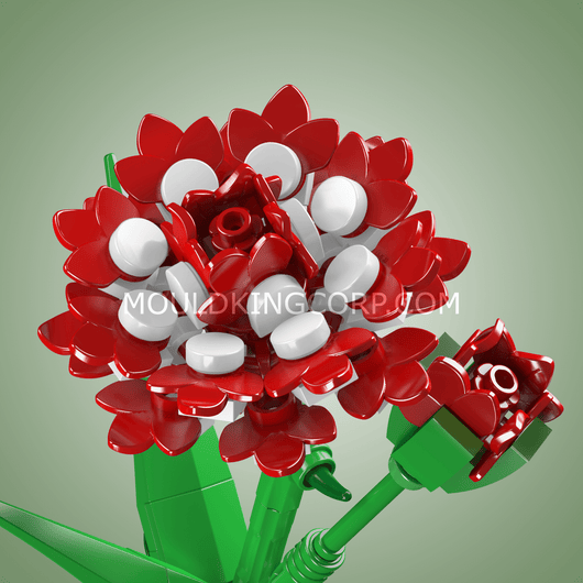 MK 24010 Carnation Flower Decor Building Set | 116 PCS