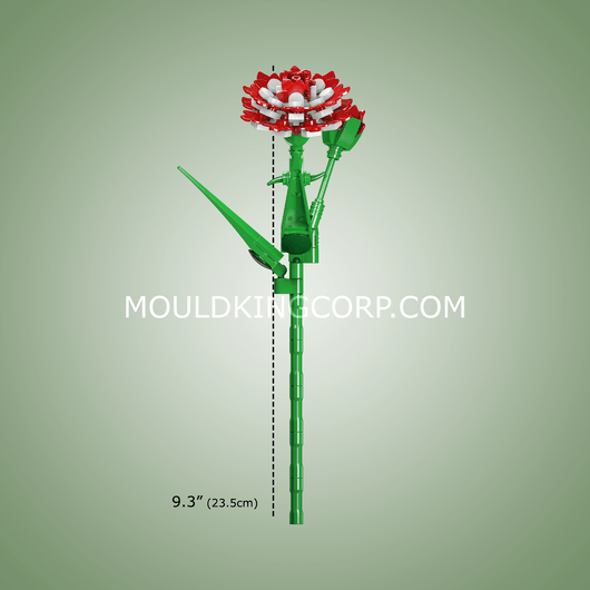 MK 24010 Carnation Flower Decor Building Set | 116 PCS