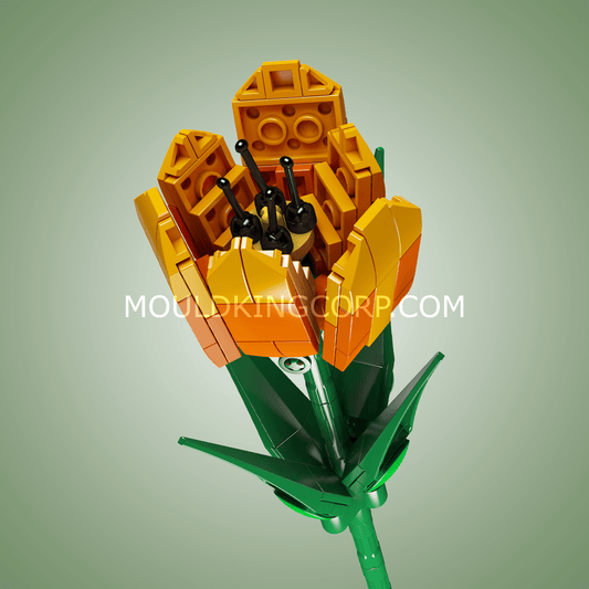 MK 24013 Tulip Flower Artifical Building Set | 132 PCS