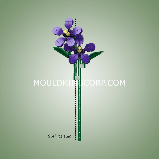 MK 24014 Violets Flower Artifical Building Set | 145 PCS