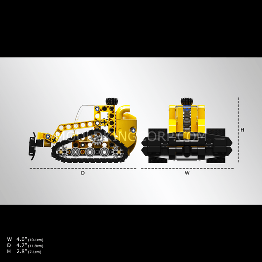 MK 24015 Crawler Wrecker Building Toy Set | 188 PCS