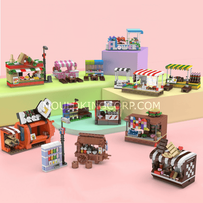 MK 24034 Coffee Shop & Newsstand Building Set | 265 Pcs