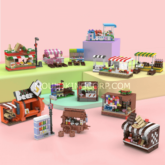 MK 24034 Coffee Shop & Newsstand Building Set | 265 Pcs