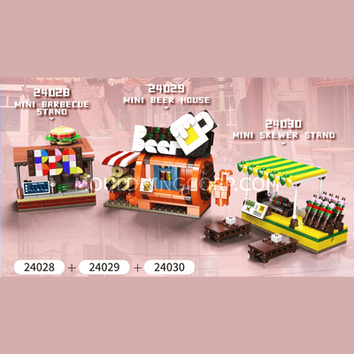 MK 24034 Coffee Shop & Newsstand Building Set | 265 Pcs