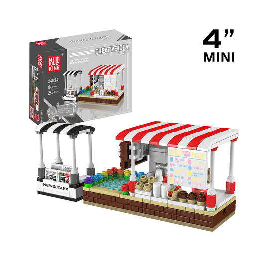MK 24034 Coffee Shop & Newsstand Building Set | 265 Pcs