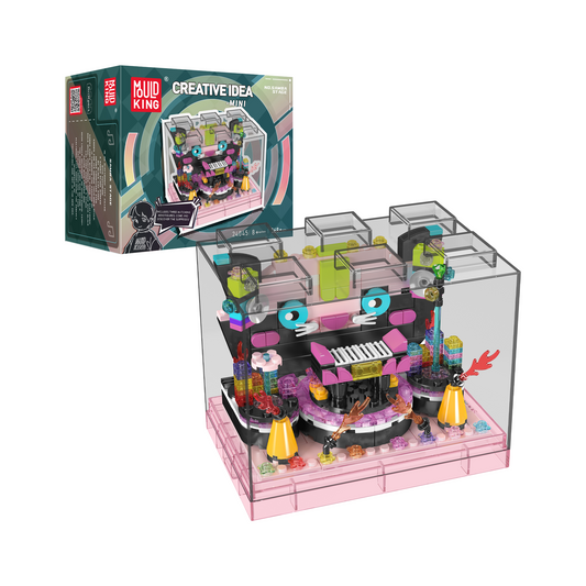 MK 24045 Black-Cat-themed Samba Stage Building Set | 368 Pcs