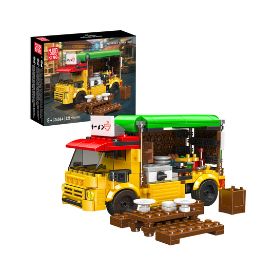 MK 24064 Mini Street Series Mobile Ramen Cart Building Set | 326 Pcs