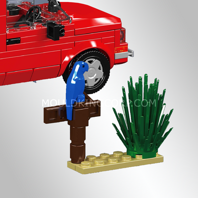 MK 24074 Fiat 126P Outdoor Adventure Building Set | 393 Pcs