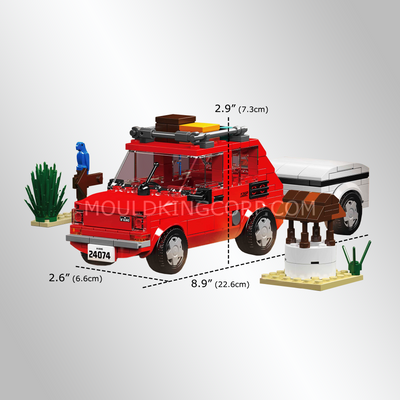 MK 24074 Fiat 126P Outdoor Adventure Building Set | 393 Pcs