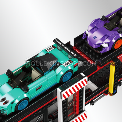 MK 24078 Sports Car Transporter Truck Building Set | 997 Pcs