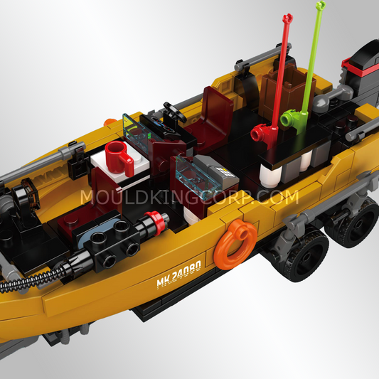 MK 24080 Fishing Boat Trailer Building Set | 872 Pcs