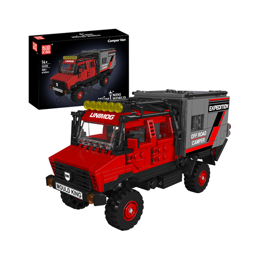 MK 24103 Off-Road Expedition Camper Van Building Set | 909 Pcs