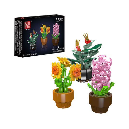 MK 24113 Mini Potted Flower Builds Building Set | 201 Pcs