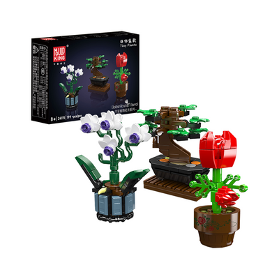 MK 24115 Mini Potted Plants Building Set | 199 Pcs
