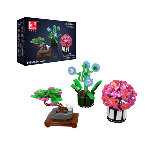 MK 24116 Mini Potted Plants Building Set | 211 Pcs