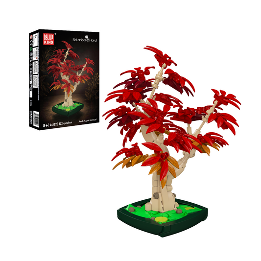 MK 24122 Red Maple Bonsai Tree Building Set | 532 Pcs