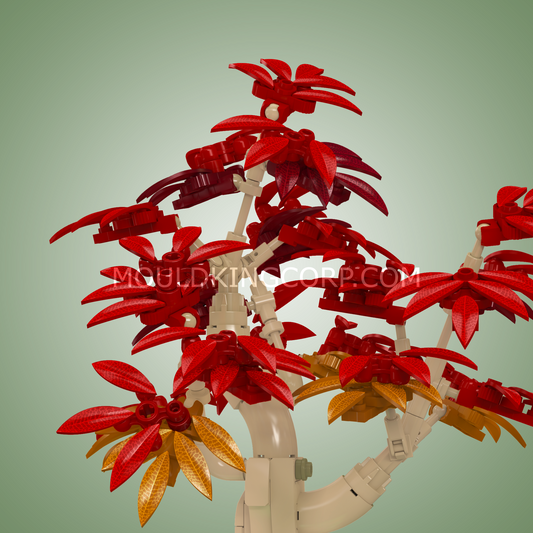 MK 24122 Red Maple Bonsai Tree Building Set | 532 Pcs