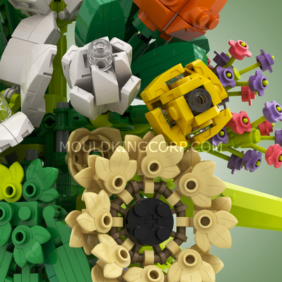MK 24124 Spring Whisper Bouquet Floral Building Set | 1,040 Pcs