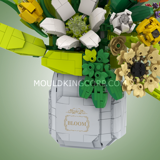 MK 24124 Spring Whisper Bouquet Floral Building Set | 1,040 Pcs