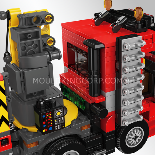 MK 24132 Roadside Rescue Flatbed Recovery Truck Building Set | 939 Pcs