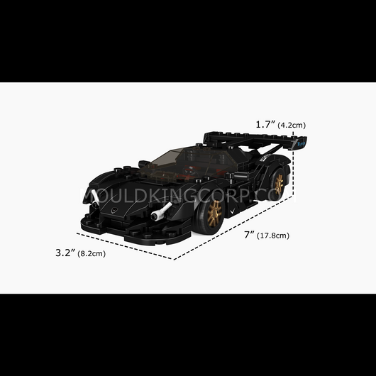 MK 27061 Apollo IE Supercar Model Building Set | 325 Pcs