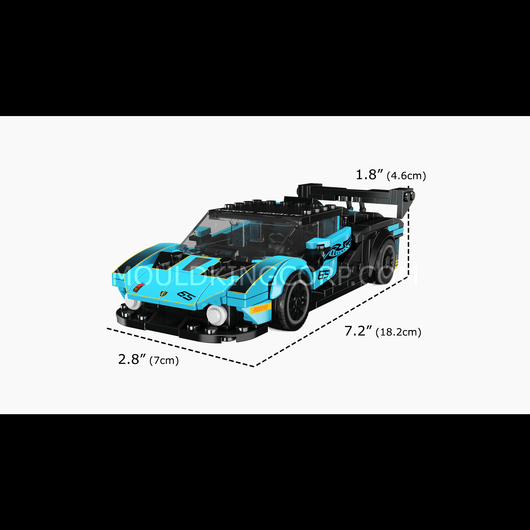 MK 27065 Essenza SCV12 Super Car Model Building Set | 383 Pcs