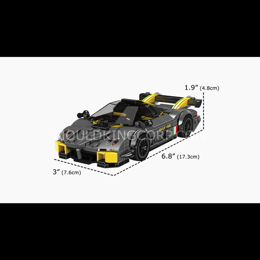 MK 27092 Huayra R Supercar Building Set | 390 Pcs