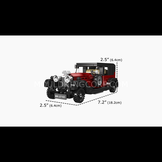 MK 27101 Vintage Super Luxury Car Building Set | 319 Pcs