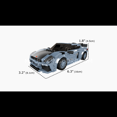 MK 27115 718 GT4 RS Car Model Building Set | 415 Pcs