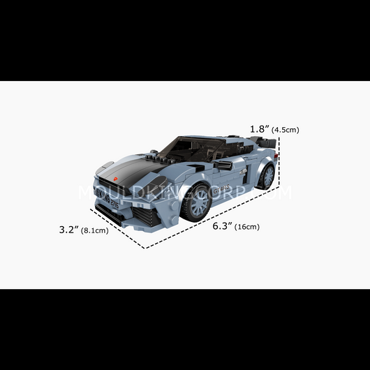 MK 27115 718 GT4 RS Car Model Building Set | 415 Pcs