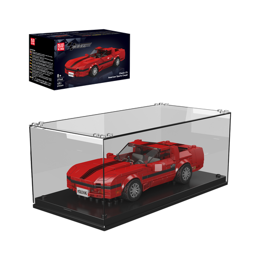 MK 27140 C4 American Sports Coupe & Display Case Building Set | 429 Pcs