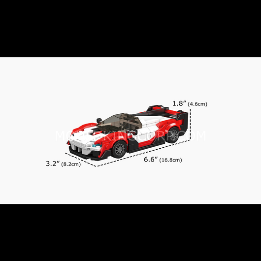 MK 27148 Sabre Hypercar Building Set | 401 Pcs
