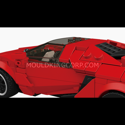 MK 27153 LK Angular Hypercar Building Set | 394 Pcs