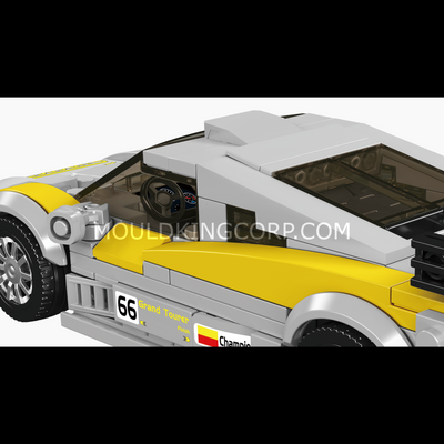 MK 27156 American GT1 Racing Supercar Building Set | 425 Pcs