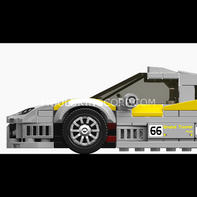 MK 27156 American GT1 Racing Supercar Building Set | 425 Pcs