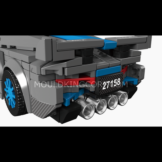MK 27158 Divo Hypercar & Display Case Building Set | 470 Pcs