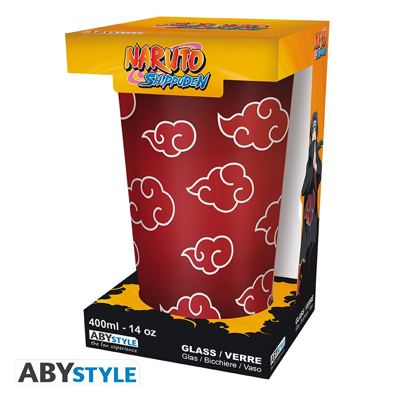 Naruto Akatsuki Symbol Glass