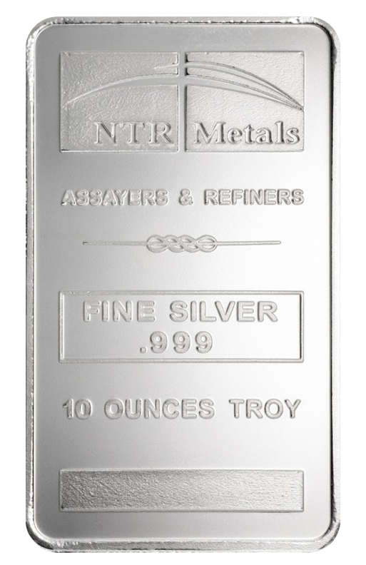 10 oz Silver Bars (random brands)