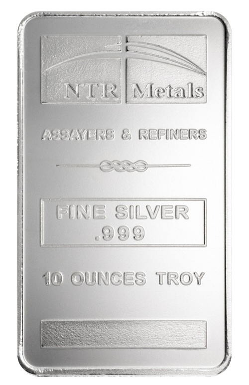 10 oz Silver Bars (random brands)