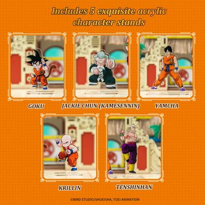 Dragon Ball Z - Tenkaichi Budokai Wood Construction Set with Acrylic Figures